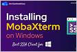 Download MobaXterm for Windows